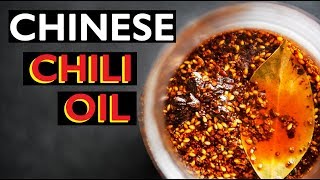 How to make Chili Oil EASY 5 MIN RECIPE CHINESE HOT SAUCE 中国辣椒油 [upl. by Leimaj649]