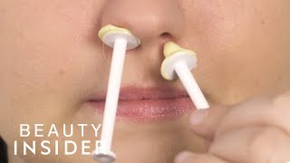 How To Wax Your Nose Hairs At Home [upl. by Akinot]