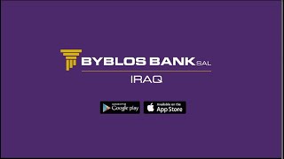 Iraq Byblos Bank Mobile App [upl. by Say]