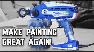 Low Cost Handheld Paint Sprayer  Graco Truecoat 360 DS Review [upl. by Zimmermann767]