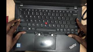 Lenovo ThinkPad X390  Keyboard Replacement [upl. by Nylimaj]