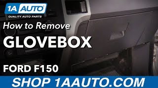 How to Remove Glovebox 0914 Ford F150 [upl. by Andrel]