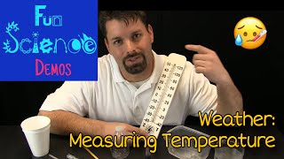 Weather Measuring Temperature [upl. by Eenimod239]