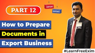 How i Prepare Documents in Export Business  Export documentation by Paresh Solanki [upl. by Eytteb966]