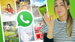 WhatsApp Status  10 Creative Ideas  Using ONLY The App [upl. by Eloisa]