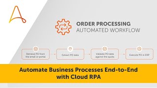 RPA Demo  Automate Business Processes EndtoEnd with Cloud RPA [upl. by Enyalb]