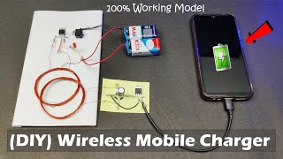 How to make Wireless Mobile Charger [upl. by Ellerehs]