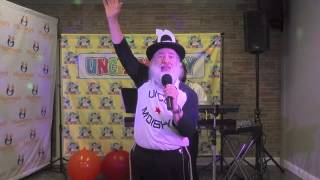 Uncle Moishy sings at Misameach [upl. by Buzz]