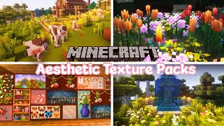 Cute amp Aesthetic Cottagecore Minecraft Resource Packs 120 🍓 [upl. by Enutrof]