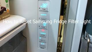 How to Reset Samsung Fridge Filter [upl. by Kurr666]