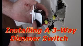 How To Replace Or Install A 3 Way Dimmer Switch [upl. by Aiynat177]