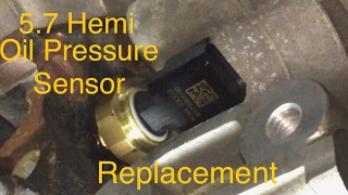 Chrysler Hemi 57 Oil Pressure SensorSwitch Replacement [upl. by Seely]