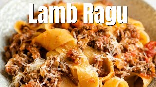 ITALIAN LAMB RAGU RAGU DI AGNELLO [upl. by Volotta]