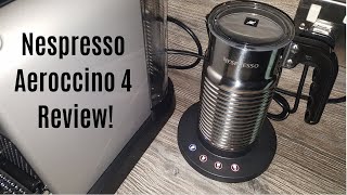 Nespresso Aeroccino 4 Milk Frother Review  Worth upgrading from the Aeroccino 3 [upl. by Consuela]