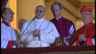 Pope Francis first address [upl. by Nnyledam458]