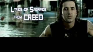 Creed  My Sacrifice lyrics [upl. by Gorga560]