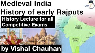 History of Medieval India  Early Rajputs of India  History lecture for all competitive exams [upl. by Zerimar553]