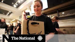 Canada sees first day of cannabis legalization [upl. by Hayton]