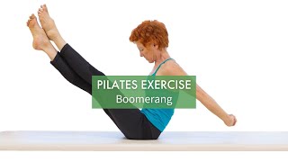 Pilates Exercise Boomerang  Pilates Anytime [upl. by Akibma]