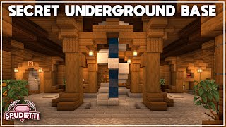 Minecraft How to Build a Secret Underground Base Tutorial 2021 [upl. by Emmey]