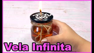 Cómo hacer UNA VELA INFINITA  VELA DE ACEITE RECICLADO [upl. by Caron]