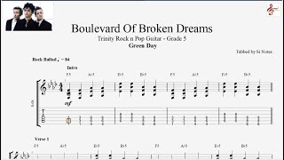 Boulevard Of Broken Dreams  Green Day  Trinity Rock amp Pop Guitar5 [upl. by Anual202]