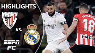 Athletic Club vs Real Madrid  LaLiga Highlights  ESPN FC [upl. by Otreblanauj]