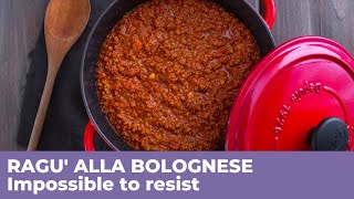 How to prepare RAGU ALLA BOLOGNESE  Traditional Italian recipe [upl. by Ricketts]