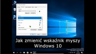 Jak zmienić wskaźnik kursor myszy Windows 10 [upl. by Jedlicka]