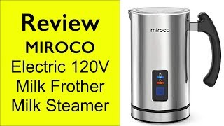 Review Miroco Milk Frother  How to make froth milk at home [upl. by Anits704]