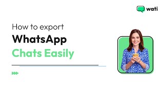 DownloadBackup WhatsApp Chats  How to export WhatsApp Chats easily Step by Step Guide [upl. by Ahsiekat232]