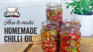 How to make Homemade PROPER FRESH CHILLI OIL recipe italian style authentic [upl. by Uyekawa774]