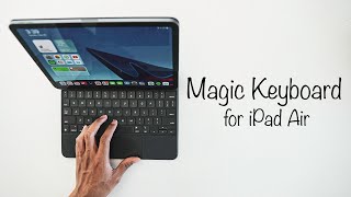 Apple Magic Keyboard For iPad Air Review  Its Hard To NOT Want This [upl. by Mair]