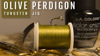 Olive Perdigon Nymph  Fly Tying Tutorial [upl. by Eical592]