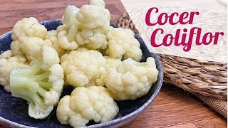 CÓMO COCER COLIFLOR sin que huela  Tiempo de cocción coliflor [upl. by Benis]