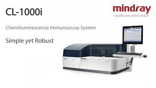 CL1000i Chemiluminescence Immunoassay System  Simple yet Robust [upl. by Guenzi]