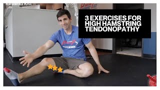 3 Best High Hamstring Tendinopathy Exercises [upl. by Maximilian]