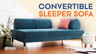 IKEA Flottebo Sofa Review  Offbeat Design  Convertible Sleeper Couch [upl. by Furie]