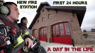 First 24 Hours in a New Fire Station  A Day in the Life [upl. by Sinnylg204]