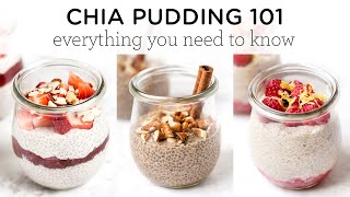 CHIA PUDDING 101 ‣‣ How to Make It Health Benefits amp More [upl. by Rialcnis]