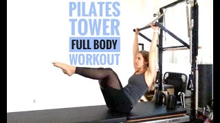 Intermediate Pilates Tower Full Body 1 Mini Ball [upl. by Nahsad413]