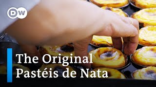 The Only Truly Original Pastéis de Nata  Pastéis de Belém From Lisbon Portugal [upl. by Ahseena]