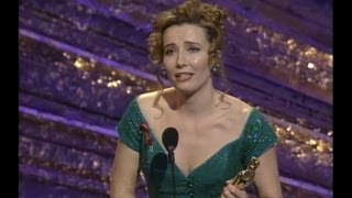 Emma Thompson Wins Best Actress 1993 Oscars [upl. by Ahsrats]