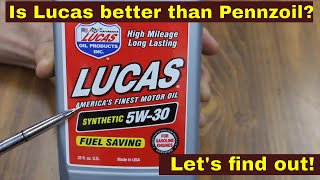 Is Lucas better than Pennzoil Lets find out [upl. by Scandura]