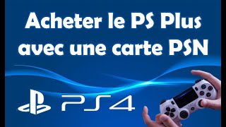 Comment acheter le ps plus avec une carte PSN [upl. by Berger973]