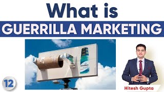 What is Guerrilla Marketing in Hindi  Guerrilla Marketing Ideas  Guerrilla Marketing Hitesh Gupta [upl. by Filbert]