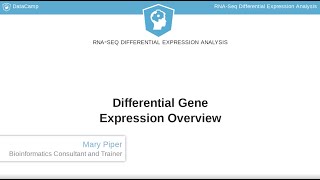 R Tutorial  Differential Gene Expression Overview [upl. by Damara]