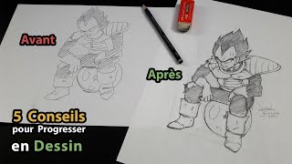 5 Conseils pour Progresser Rapidement en Dessin [upl. by Eigna791]