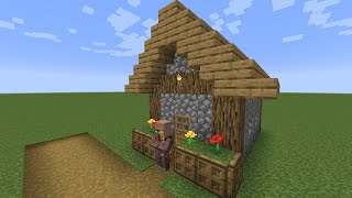 How to build a Minecraft Village Cartographer 114 plains [upl. by Harwin843]