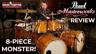 Pearl Masterworks Stadium Drum Set Review [upl. by Ateekram]